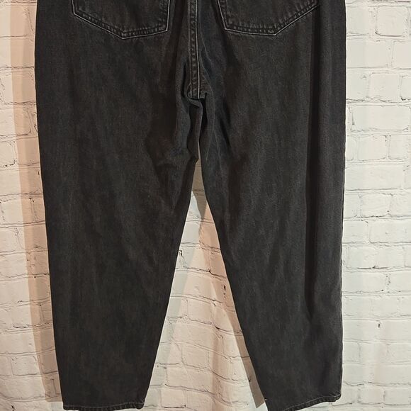&Denim Black Loose Fit Mom Jeans Size 4 - Picture 7 of 7